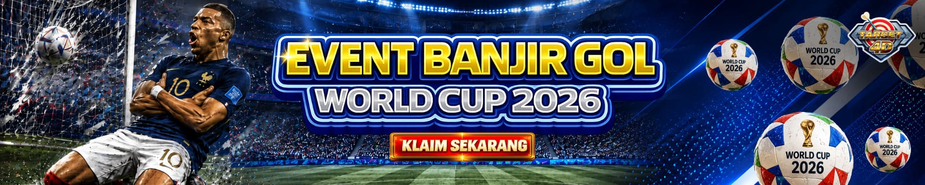 EVENT BANJIR GOL WORLD CUP TARGET4D